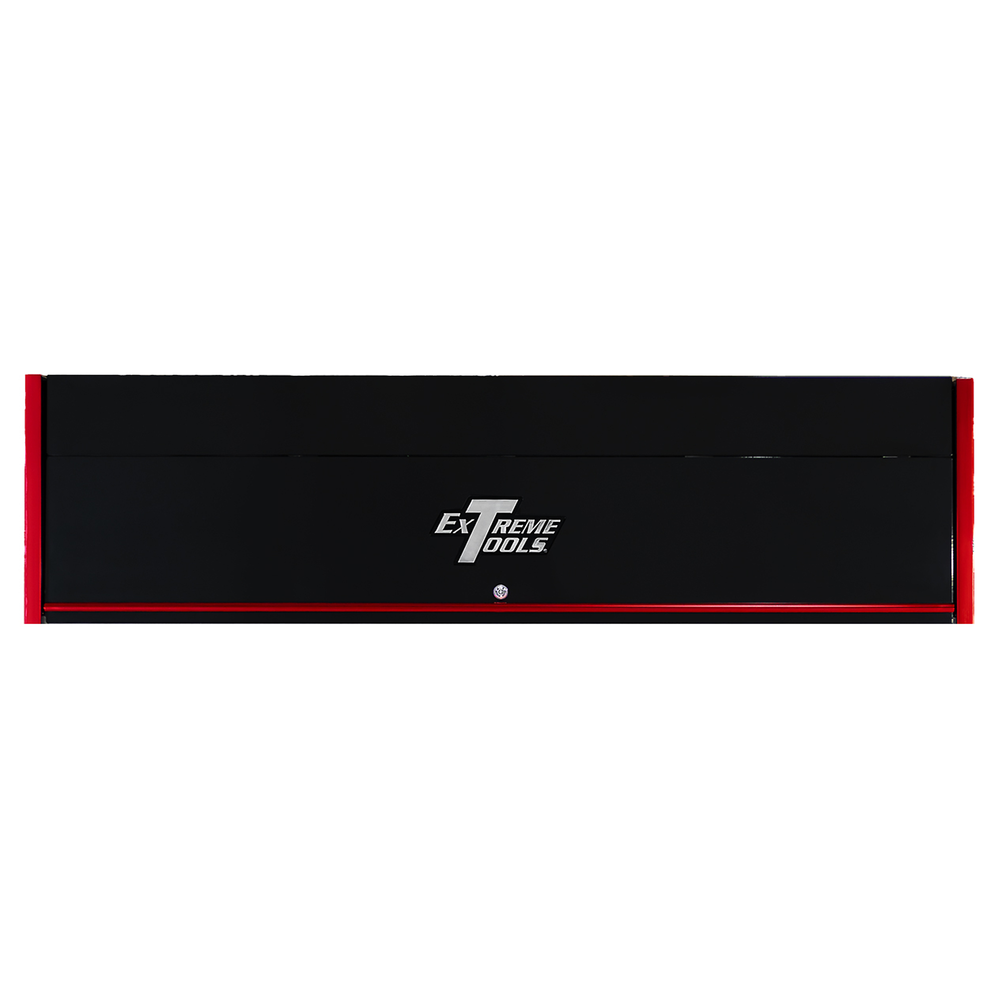 Extreme Tools RX Series Extreme Power Workstation Hutch - 84in.W x 30in.D, Adjustable Shelf, USB Ports, Black/Red, Model# RXQ843001HCBKRD
